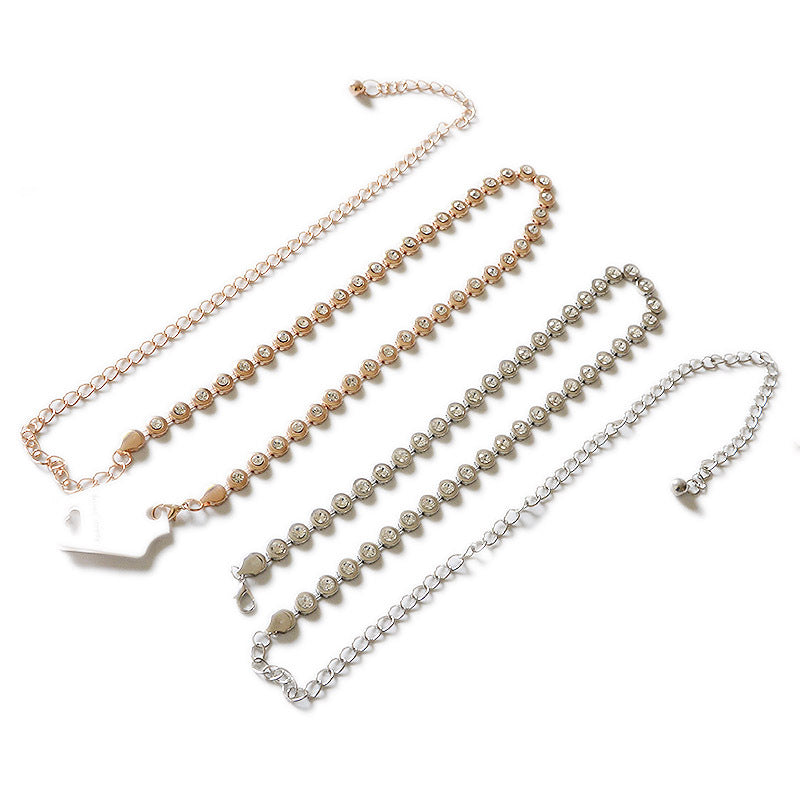 Double Silver Belly Dance Waist Chain