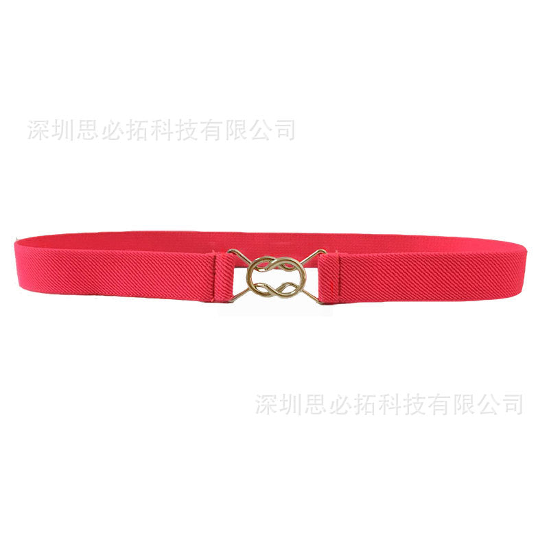 Elastic belt women's fine elasticity