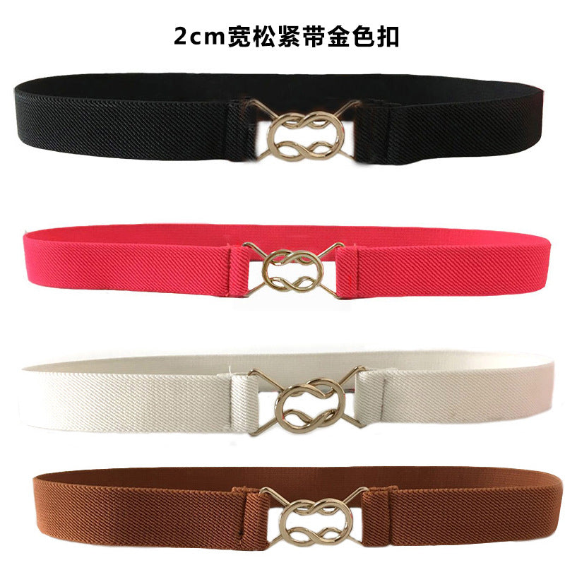 Elastic belt women's fine elasticity