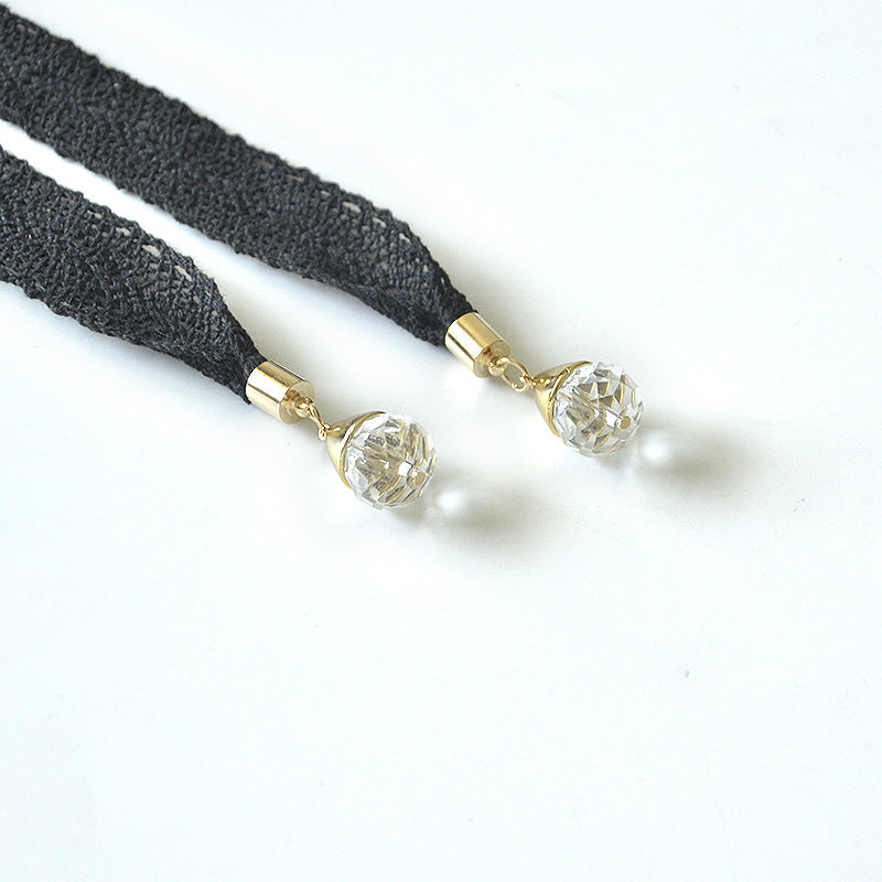 fashion Crystal decorative waist chain