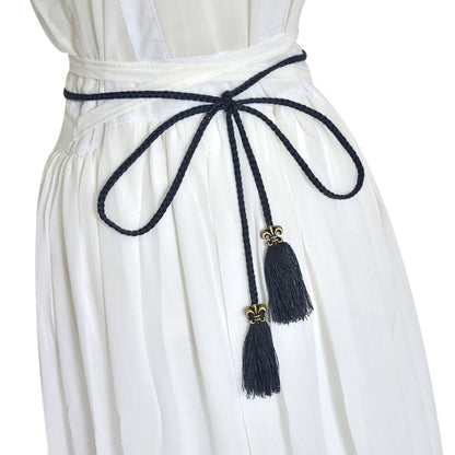 Handwoven thin belt, stylish