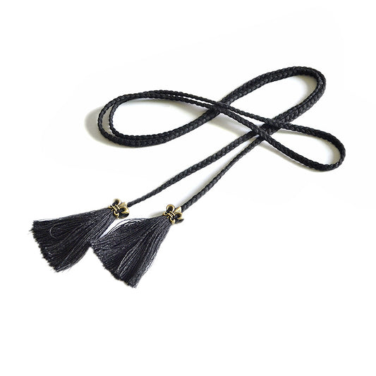 Handwoven thin belt, stylish