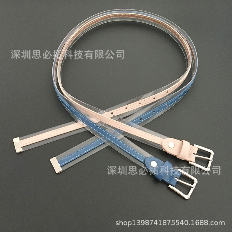 fashion Plastic transparent belt