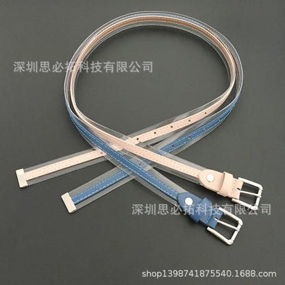 fashion Plastic transparent belt