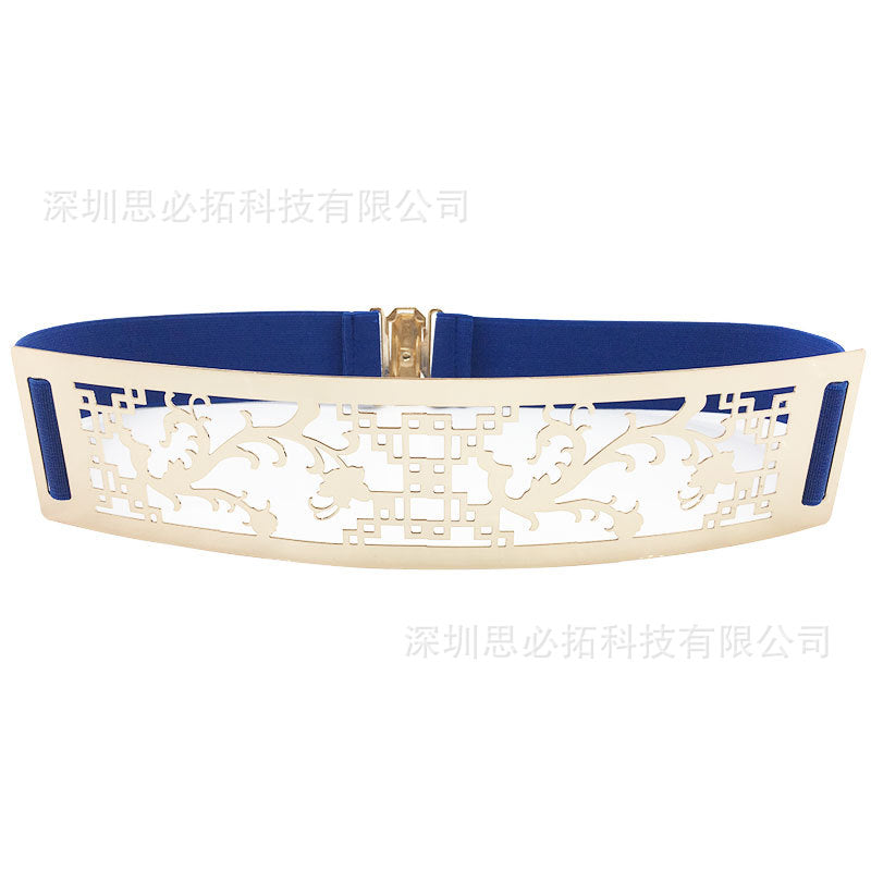 Electroplated metal hollow belt