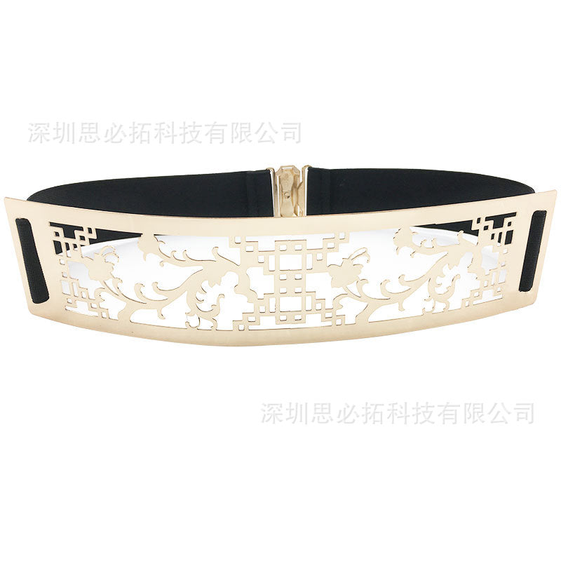 Electroplated metal hollow belt