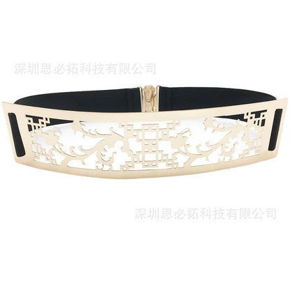Electroplated metal hollow belt