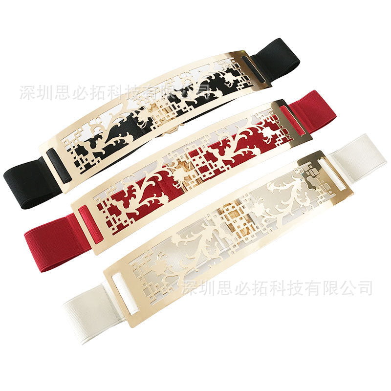 Electroplated metal hollow belt