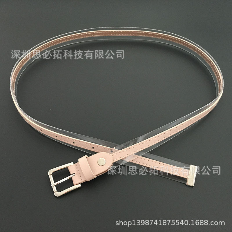 fashion Plastic transparent belt