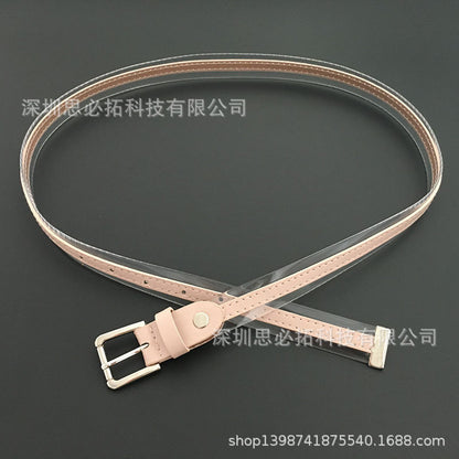 fashion Plastic transparent belt