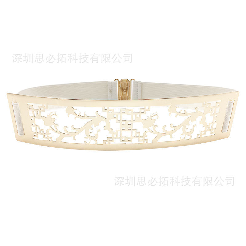 Electroplated metal hollow belt