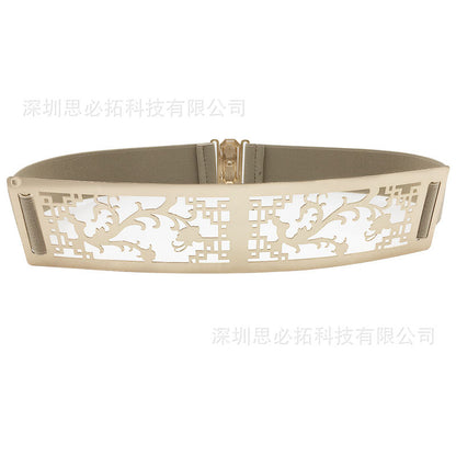 Electroplated metal hollow belt