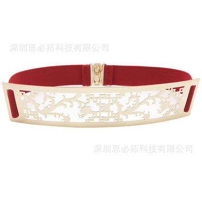 Electroplated metal hollow belt