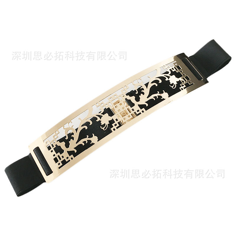 Electroplated metal hollow belt