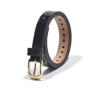Heart-shaped pin buckle PU imitation leather belt