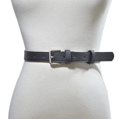 Sewing thread buckle belt simple imitation leather