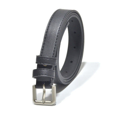 Sewing thread buckle belt simple imitation leather
