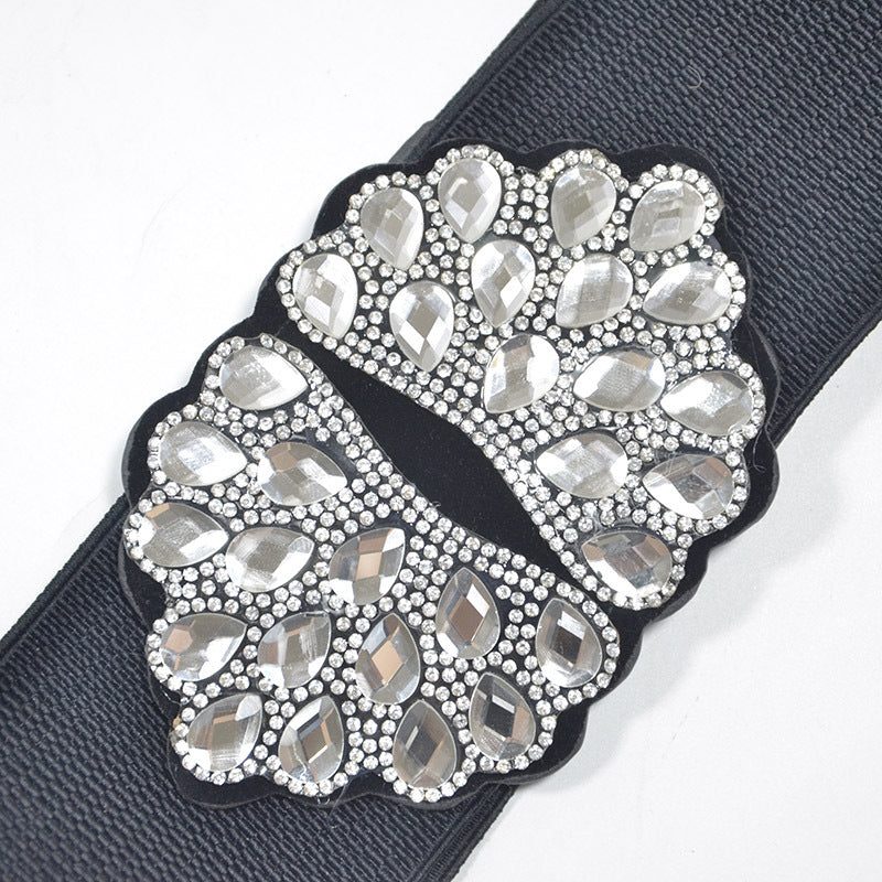 Crystal waist seal with skirt coat