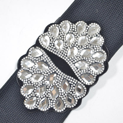 Crystal waist seal with skirt coat