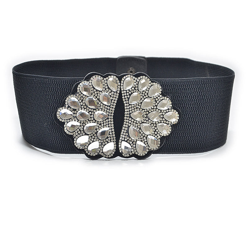 Crystal waist seal with skirt coat