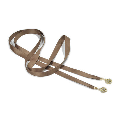Rhinestone inlaid solid color thin waist rope
