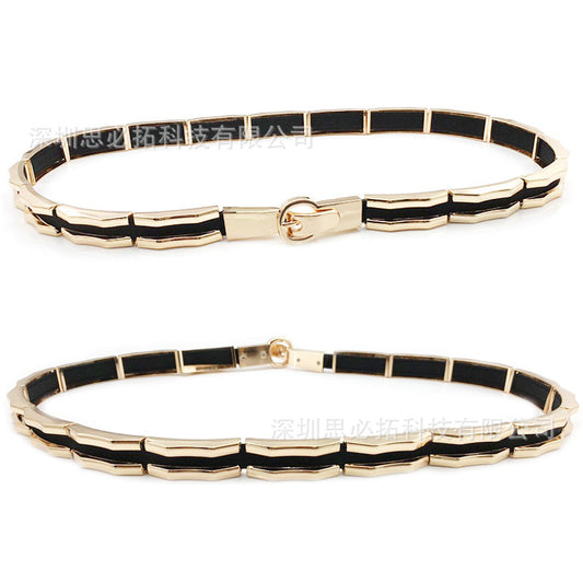 Skirt belt decorative metal