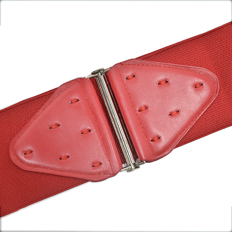 Elastic button waist seal