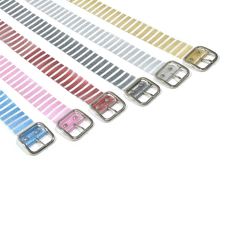 Camouflage crystal women's belt