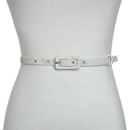 Patterned belt pu imitation leather