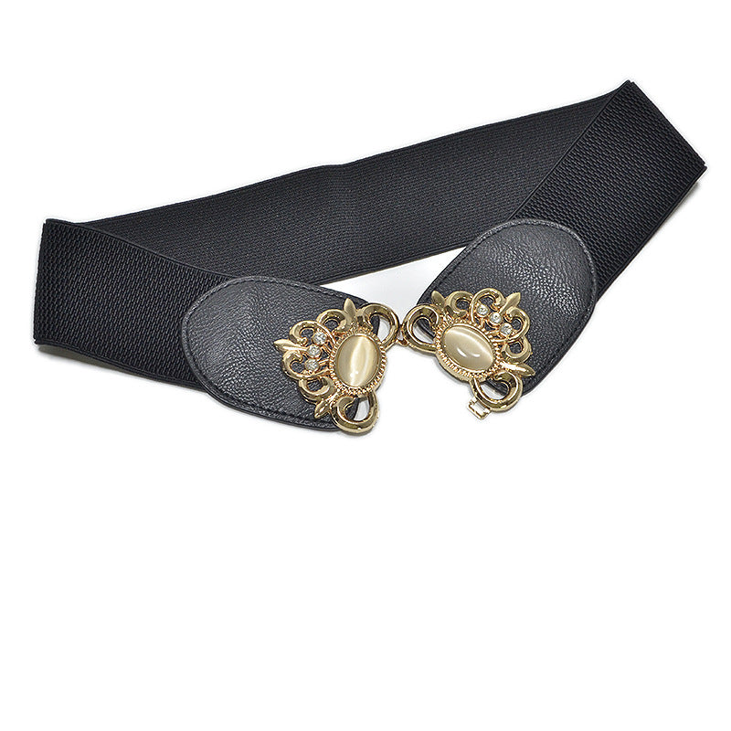 Fashion rhinestone inlaid belt