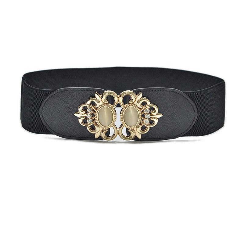 Fashion rhinestone inlaid belt