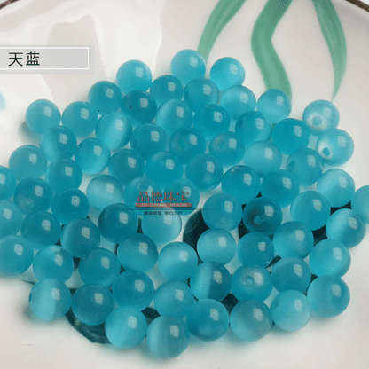 Opal half-hole beads loose beads