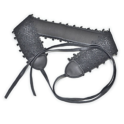 15-Color lace wide belt