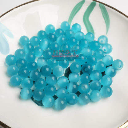 Opal half-hole beads loose beads