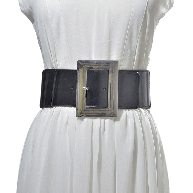 Faux Leather Pin Buckle Belt Ladies