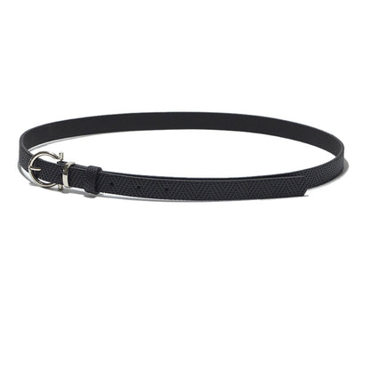 Big-name button head pin buckle imitation leather belt