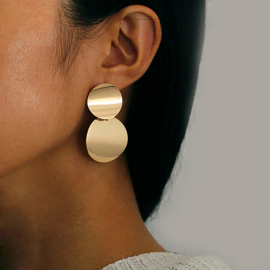 Geometric Metal Statement Earrings