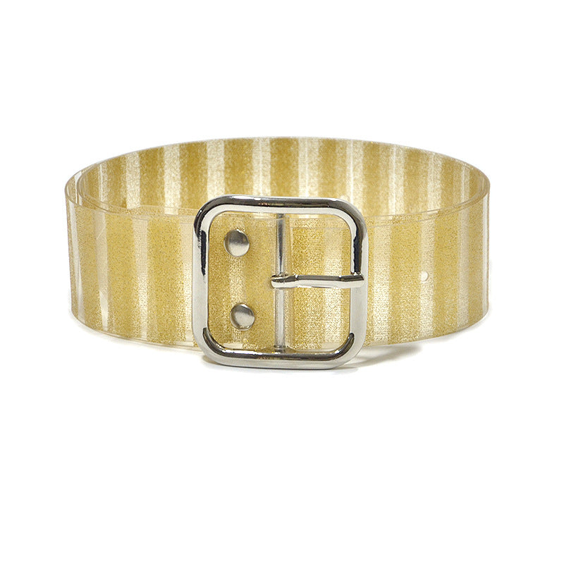 Camouflage crystal women's belt