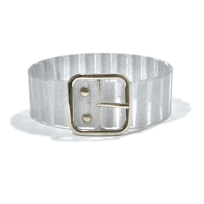 Camouflage crystal women's belt