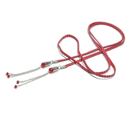 Crystal decorative waist chain