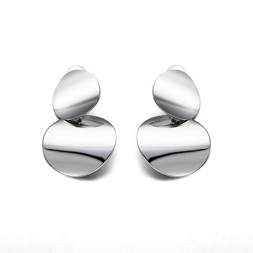 Geometric Metal Statement Earrings