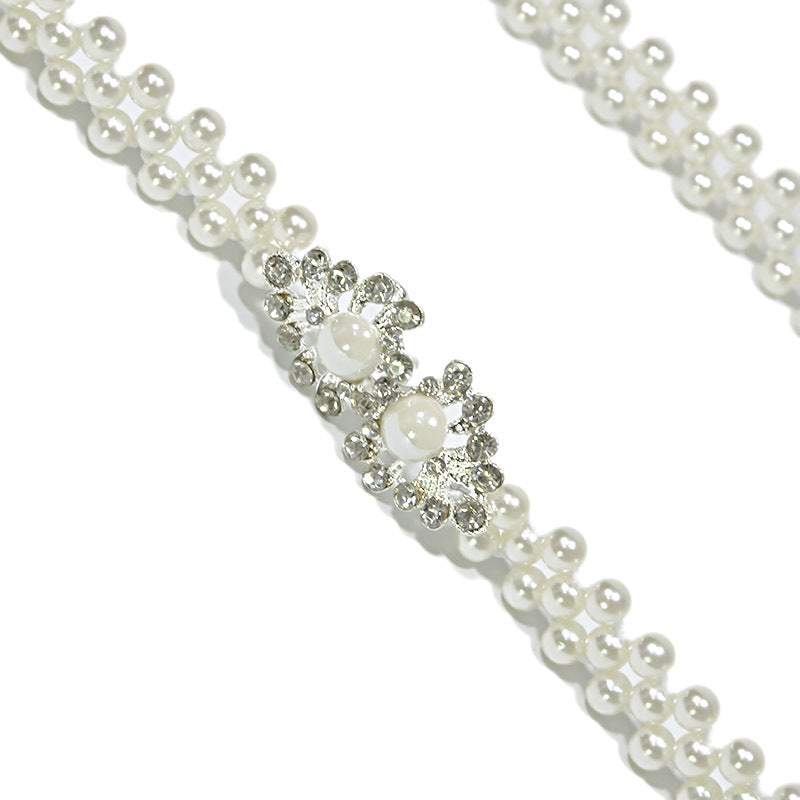 Button elastic thin belt wholesale