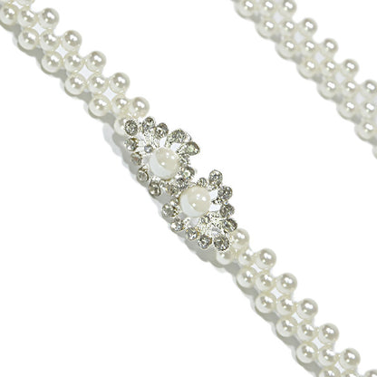 Button elastic thin belt wholesale