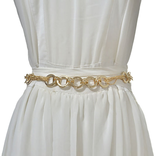 Fine metal waist chain, wholesale.