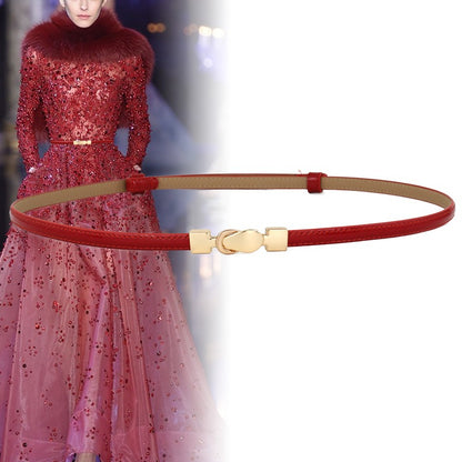 Belt women's fine leather