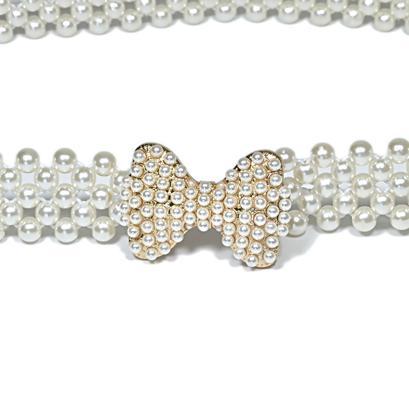 Bow bead thin belt spot wholesale