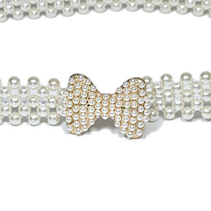 Bow bead thin belt spot wholesale