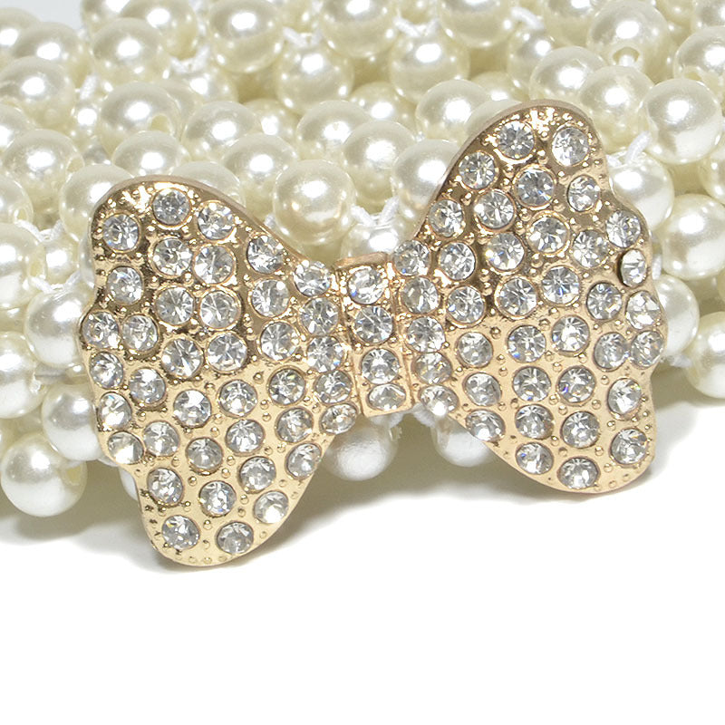 Bow bead thin belt spot wholesale