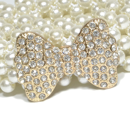 Bow bead thin belt spot wholesale