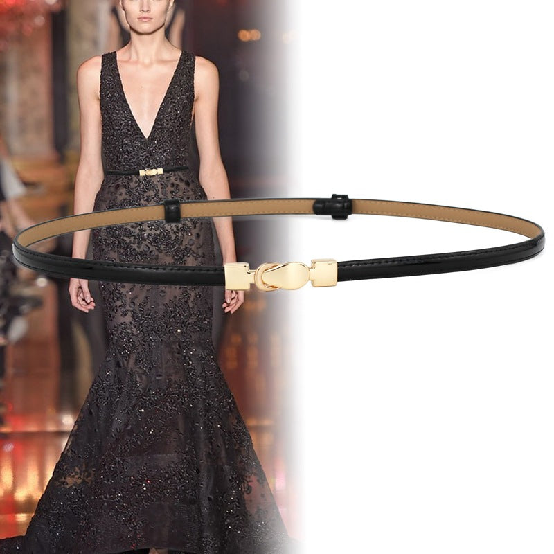 Belt women's fine leather